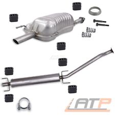 AUSPUFFANLAGE MITTELSCHALLDÄMPFER ENDSCHALLDÄMPFER FÜR OPEL ASTRA G CC T98 1.6