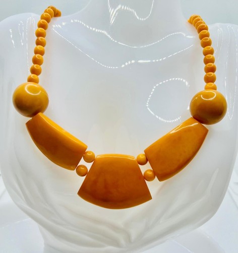 Art deco bakelit collier - art,