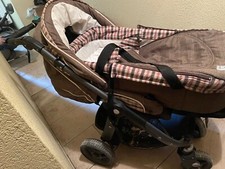 Teutonia Kinderwagen Modell Cosmo, gebraucht mit Baby-Tragetasche