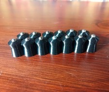 90Stk .495 Kunststoffgeschosse Munition Hohlboden, mit 4,5mm Stahlkugelspitze 