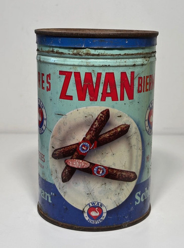Metalldose werbung wurst zwan - wurst,