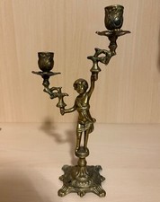 Vintage Bronze Kerzenständer