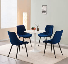 Set 1/2 Samt Esszimmerstuhl