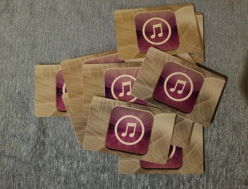 Used apple itunes cards - used,
