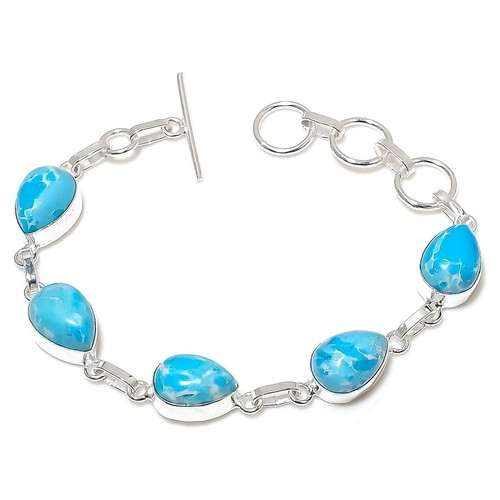 Blauer larimar edelstein - larimar,