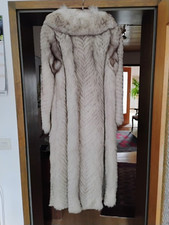 Pelz-Mantel Blaufuchs Größe 38  und eine Länge von 1,25 m 