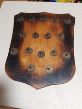 Altes Wappen Sachsen Holz