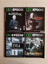 4x GEO Epoche * Thema: Bismarck, Deutsches Kaiserreich, 1914, Erster Weltkrieg