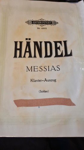 Noten händel messias - ., händel.