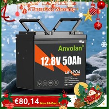 LiFePO4 50Ah 12V Lithium Batterie Akku Solarbatterie Wohnmobil Solar Boot Heim
