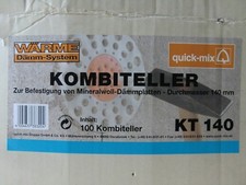 100 Kombiteller Dübelteller Halteteller Tellerdübel Dämmstoffhalter 140 mm