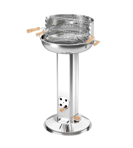 Edelstahl säulengrill rund - edelstahl-säulengrill,