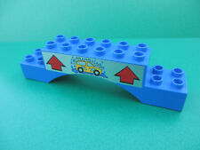 Lego Duplo Torbogen blau 2x10 Bogen bedruckt Auto Waschanlage Set 5696 (120224K)