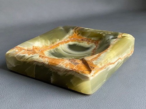 Marmor onyx aschenbecher mit - onyx,