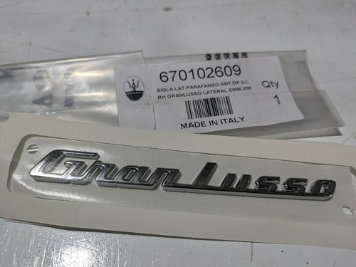 Schriftzug kotflügel maserati - kotflügel,