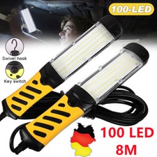 2 Stück Stablampe LED KFZ Arbeitsleuchte Werkstattlampe Handlampe mit Magnet