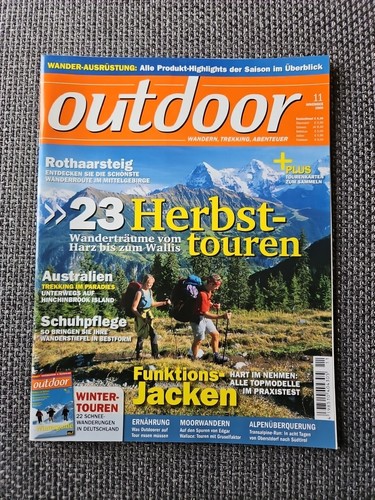 Zeitschrift outdoor november - zeitschrift,
