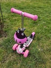 Pinker Kinderroller 3-in-1 mit