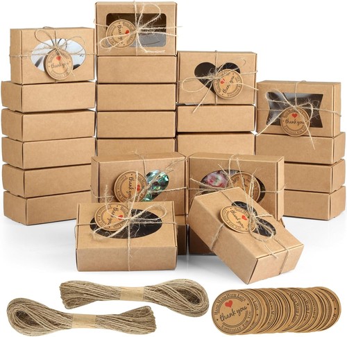 Stück kraftpapier box mit - kraftpapier,