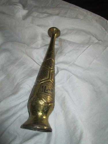 Alte antike messing vase - messing,