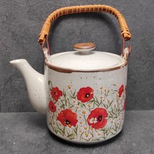 Teekanne Mit Holz Bast Griff