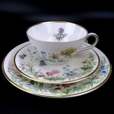 Krautheim Porzellan Tee- oder Kaffeegedeck Wiesengrund & Bergeshöh'n Dekor "K"