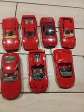 7 Verschiedene Ferrari modelle 1:18