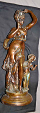 Große Bronzefigur ca. 1920 -