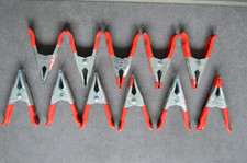 11x Klemmzwingen Leimzwingen Federklemmen Spann Feder Zwinge Klemme Set 100mm