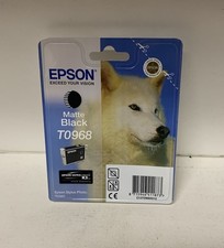 Original Epson T0968 C13T09684010 Tintenpatrone Matte Black  R2880 Husky