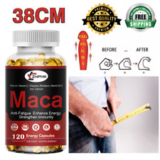 Maca Kapseln hochdosiert - 120 Kapseln 10000mg Testosteron & Hormon Booster