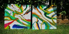 Acrylbild Abstrakte Kunst