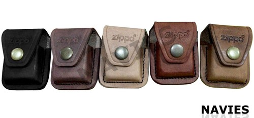 Zippo feuerzeug leder etui - leder,