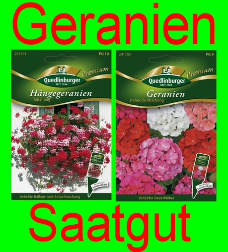 Saatgut sortiment geranien - saatgut,