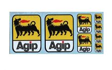 Agip Aufkleber / Sticker Satz