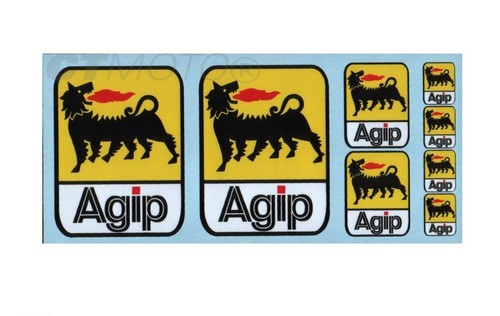 Agip aufkleber sticker satz - aufkleber,