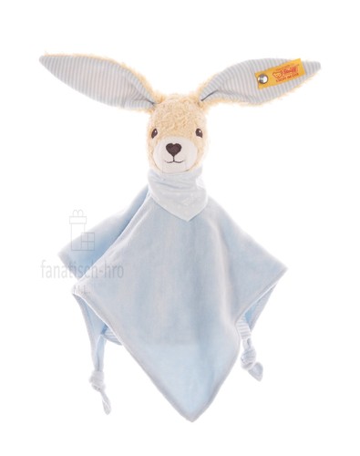Steiff schmusetuch hoppel hase - schmusetuch,