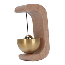 JY Ladenbesitzer Bell Holz Messing Hängen Tür Glocke Haustür Restaurant Shop DE