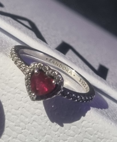 Echter pandora ring - ring, rotem