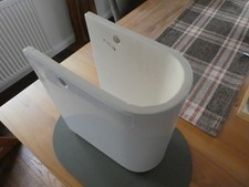 Duravit Starck 3 Halbsäule, Weiß Hochglanz, Montageart: Wandhängend