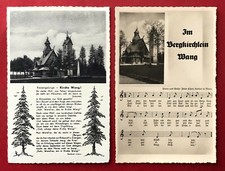2 x Lied AK um 1935 Kirche
