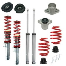 Redline Premium Sport Gewindefahrwerk Domlager Stoßdämpfer paßt für Audi A6 4B