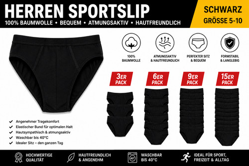 Herren sportslip slip - herren,
