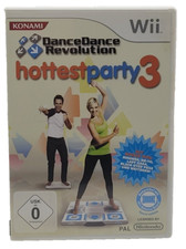 DanceDance Revolution Hottest Party 3 Nintendo Wii CIB -Sehr guter Zustand-