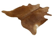 Premium Rinderfell Braun Höhe 4mm 160x200 cm