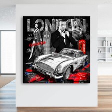 James Bond LEINWAND BILDER Pop