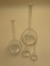 Messkolben Kolben Glas Labor Konvolut 50 | 100 | 500 & 1000ml unbeschädigt