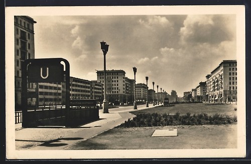 Berlin stalinallee bahnhof - berlin,, stalinallee-u-bahnhof
