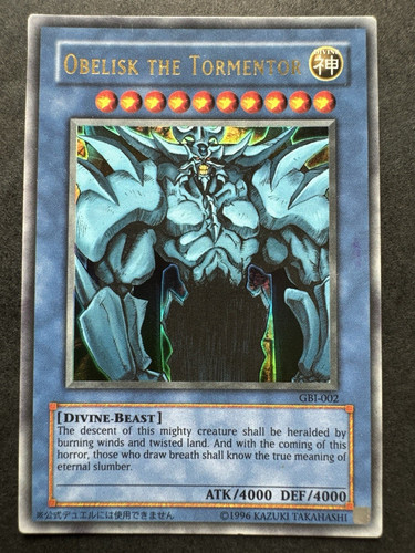 Konami tcg obelisk - tcg,