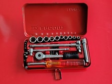 Facom R. 430D Steckschlüsselsatz Werkzeugkasten Oldtimer Vintage Werkzeug...